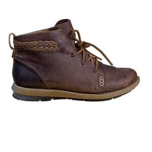 Born Boots Temple Rugged Leather Brown Casual Size 9.5